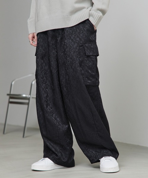 総柄ジャガード3Dカーゴパンツ（カーゴパンツ）｜ASTRONOMY（アストロ