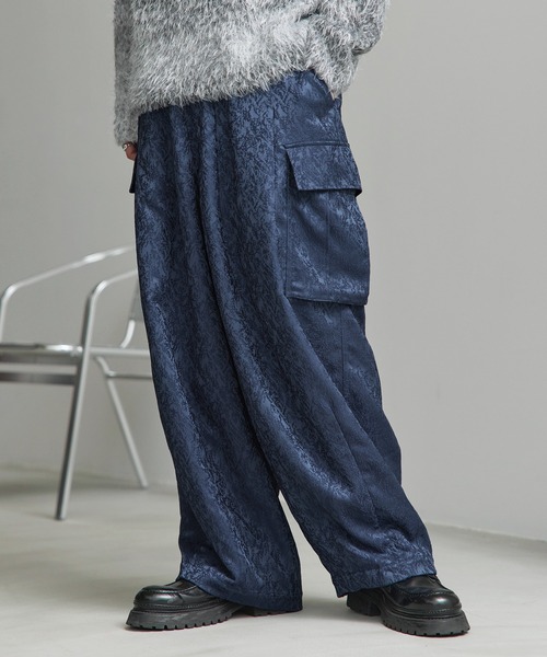 総柄ジャガード3Dカーゴパンツ（カーゴパンツ）｜ASTRONOMY（アストロ