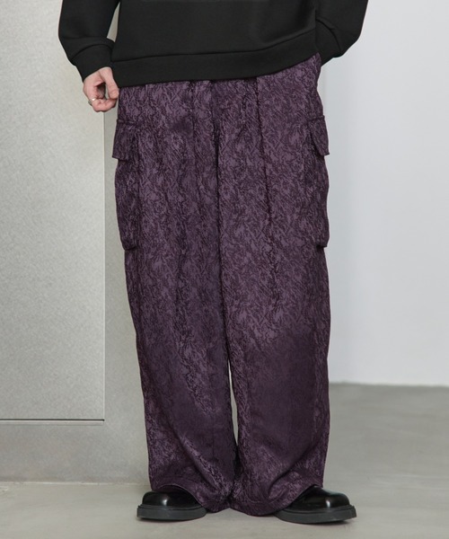 総柄ジャガード3Dカーゴパンツ（カーゴパンツ）｜ASTRONOMY（アストロ