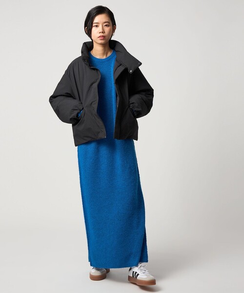 CITEN（シテン）の「＜CITEN＞ミニチェックパデッドブルゾン（ブルゾン・レディース・ライトグレー/ブラック/オリーブ・S/M）」の9枚目の写真