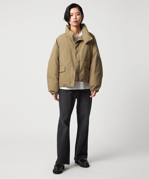 CITEN（シテン）の「＜CITEN＞ミニチェックパデッドブルゾン（ブルゾン・レディース・ライトグレー/ブラック/オリーブ・S/M）」の17枚目の写真