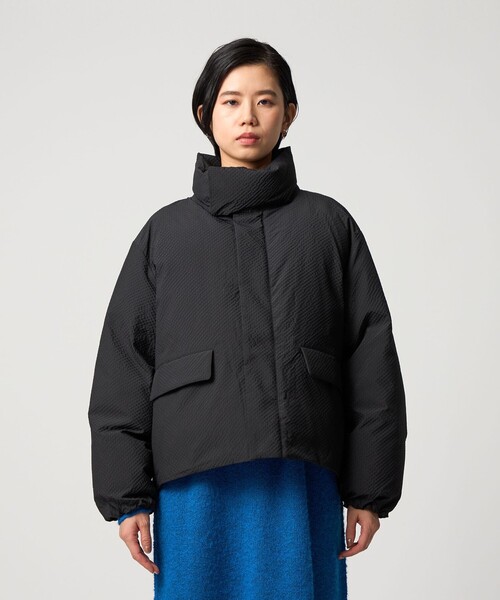 CITEN ミニチェックパデッドブルゾン 中綿ジャケット アウター セール】＜CITEN＞ミニチェックパデッドブルゾン（ブルゾン）｜CITEN