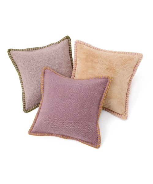 SALE価格23:59まで　Francfranc クッションカバー45×45 ファー クッションカバー 45×45 オレンジ（L-050） | Francfranc