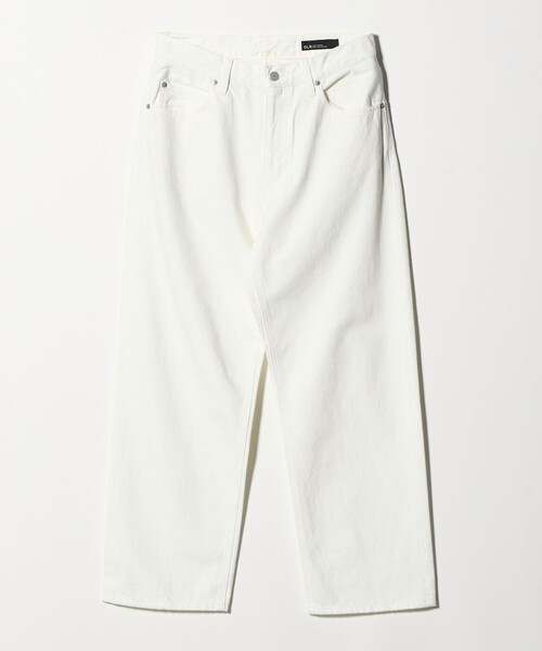 green label relaxing（グリーンレーベルリラクシング）の「デニム ワイド テーパード W3 デニムパンツ（デニムパンツ・メンズ・ホワイト/ダークグレー/ネイビー・S/L/XL/M）」の4枚目の写真