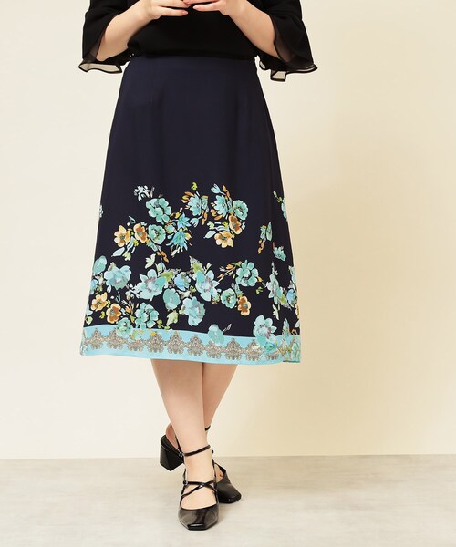 スーナウーナ（SunaUna）/【パネル柄／S〜L】プリントスカート パネル柄／S～L】プリントスカート（スカート）｜Sunauna