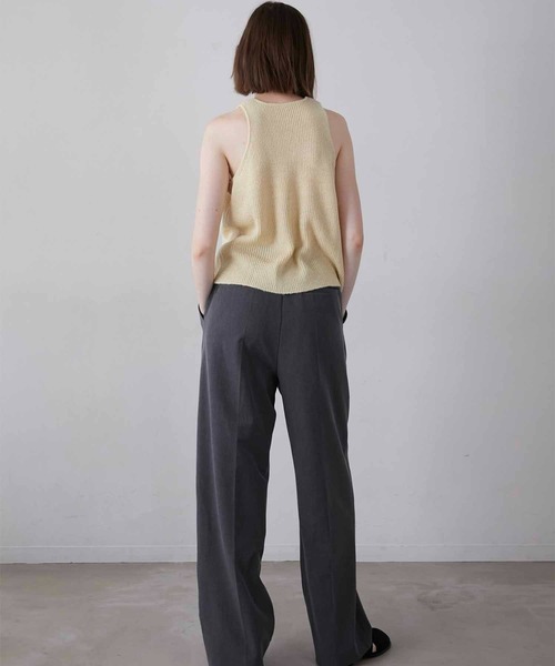 LA PEAU DE GEM（ラポドゥジェム）の「【LA PEAU DE GEM】mohair like two piece knit/モヘアライク2ピースニット（ニット/セーター・レディース・ブラック/イエロー・FREE）」の10枚目の写真