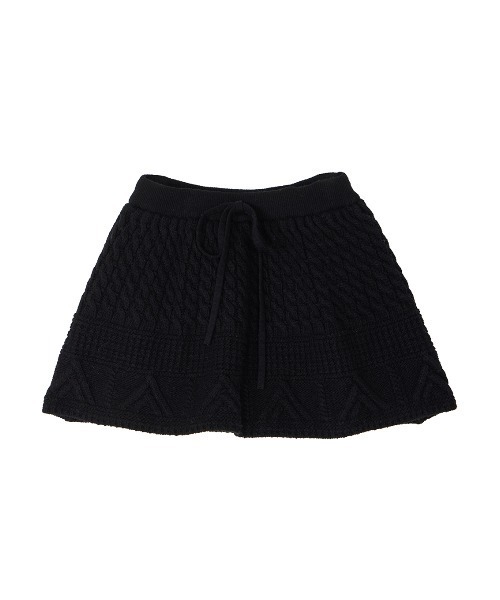 セール】CABLE KNIT MINI SKIRT（スカート）｜Ameri（アメリ）の