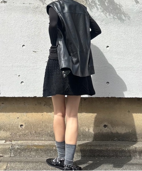 新品未使用 eaphi SPANGLE KNIT MINI SKIRT WOOL DRAWSTRINGS MINI SKIRT｜HOLIDAY（ホリデイ）OFFICIAL ONLINE