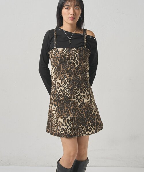 WHO'S WHO gallery（フーズフーギャラリー）の「ビスチェキャミワンピ（ワンピース・レディース・ブラウン/ネイビー・FREE）」の11枚目の写真