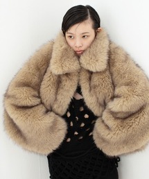 ラインヴァンド Vegan Fur Jacket ブルゾン leinwande（ラインヴァンド）の「Vegan Fur Jacket（その他