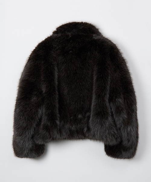 【まひ】LEINWÄNDE ファーコート　ラインヴァンド LEINWANDE Faux Fur Jacket