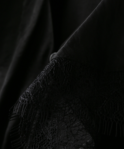 JOURNAL STANDARD（ジャーナルスタンダード）の「シアーサテンツイルレースブラウス（シャツ/ブラウス・レディース・ブラック・FREE）」の18枚目の写真