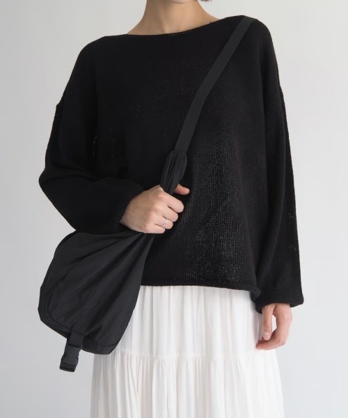 KALENO(カレノ)の「unisex / nylon cross bag(メッセンジャーバッグ・レディース・グレー/ブラック・FREE)」の1枚目の写真
