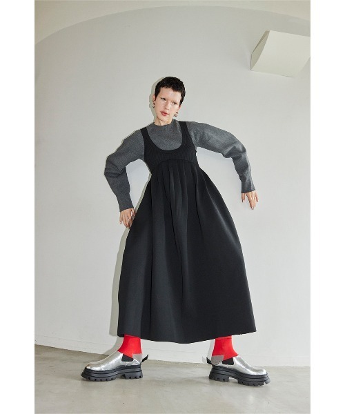 セール】VOLUME KT TANK OP（ワンピース）｜OMMO（オーエムエムオー