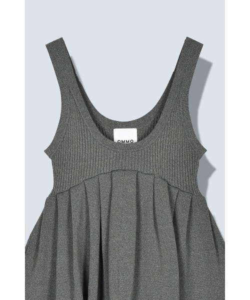 セール】VOLUME KT TANK OP（ワンピース）｜OMMO（オーエムエムオー