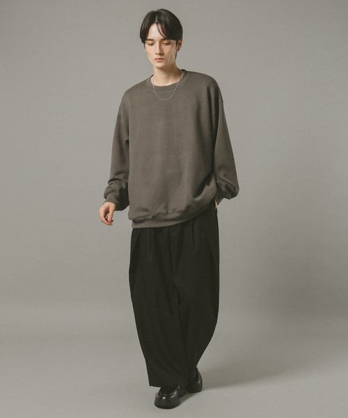 RAGEBLUE（レイジブルー）の「TECH SWEAT / ダンボールテックスウェット（スウェット・メンズ・ダークグレー/ダークブラウン/グレー系その他/ブラック・MEDIUM/SMALL/LARGE）」の14枚目の写真
