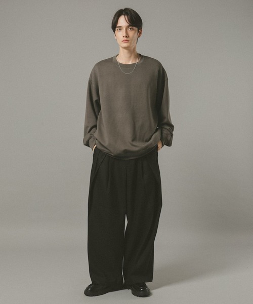 RAGEBLUE（レイジブルー）の「TECH SWEAT / ダンボールテックスウェット（スウェット・メンズ・ダークグレー/ダークブラウン/グレー系その他/ブラック・MEDIUM/SMALL/LARGE）」の15枚目の写真