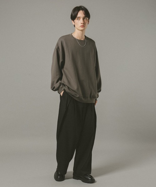 RAGEBLUE（レイジブルー）の「TECH SWEAT / ダンボールテックスウェット（スウェット・メンズ・ダークグレー/ダークブラウン/グレー系その他/ブラック・MEDIUM/SMALL/LARGE）」の13枚目の写真