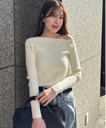 anuans（アニュアンス）の「【ZOZO限定アイテム】アシンメトリーリブニット（ニット/セーター）」