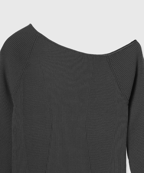 ZOZO限定アイテム】アシンメトリーリブニット（ニット/セーター