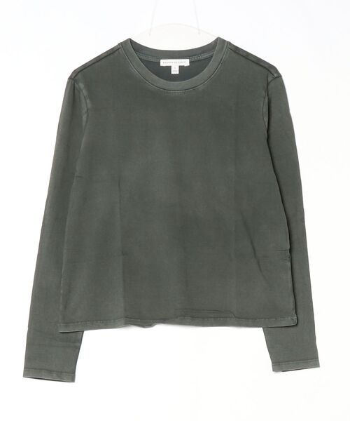 Banana Republic（バナナリパブリック）の「ヴィンテージ コットン ロングスリーブ Tシャツ（Tシャツ/カットソー・レディース・オリーブ/ホワイト/グリーン/ネイビー・XS/S/L/M）」の7枚目の写真