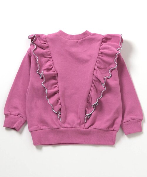 BREEZE（ブリーズ）の「【WEB限定/ジュニア対応】フリルトレーナー（スウェット・キッズ・ピンク/グレー/サックスブルー/アイボリー・140/130/120/110/90/100）」の13枚目の写真