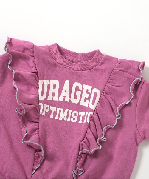 BREEZE（ブリーズ）の「【WEB限定/ジュニア対応】フリルトレーナー（スウェット・キッズ・ピンク/グレー/サックスブルー/アイボリー・140/130/120/110/90/100）」の14枚目の写真