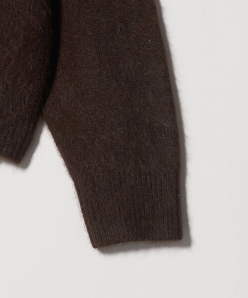 セール】フォックスカシミヤブレンド クルーネックニットプルオーバー