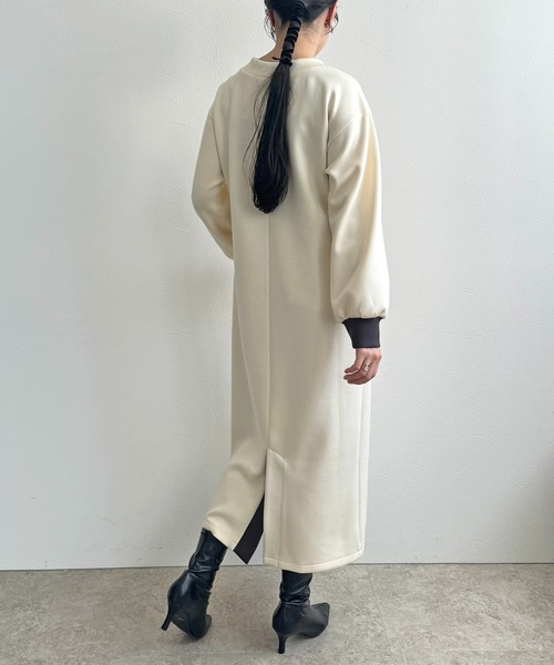 LHELBIE（レルビエ）の「ダブルコードワンピース（ワンピース・レディース・ネイビー/アイボリー/ブラック・M）」の19枚目の写真