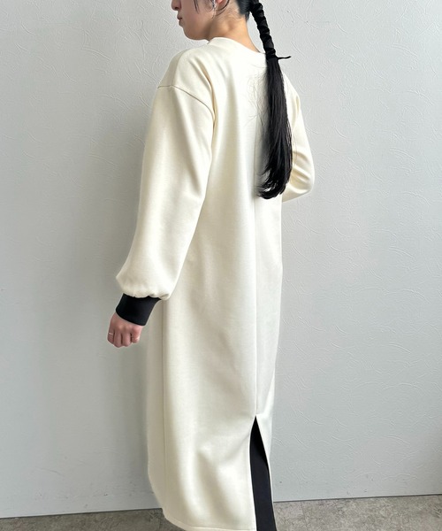 LHELBIE（レルビエ）の「ダブルコードワンピース（ワンピース・レディース・ネイビー/アイボリー/ブラック・M）」の7枚目の写真