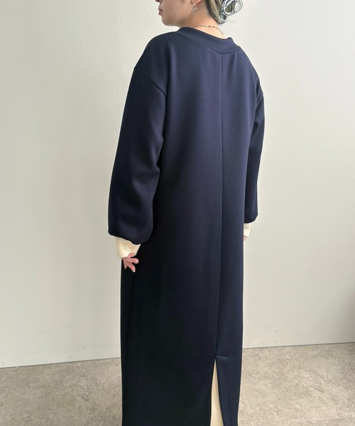 LHELBIE（レルビエ）の「ダブルコードワンピース（ワンピース・レディース・ネイビー/アイボリー/ブラック・M）」の15枚目の写真