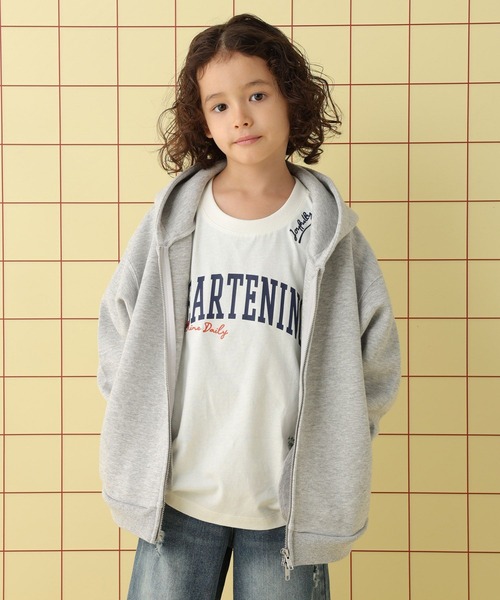 LEPSIM（レプシィム）の「【KIDS】パフエアZIPアップパーカー　587645（パーカー・キッズ・ネイビー/グレー・130/140/120）」の6枚目の写真