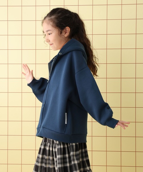 LEPSIM（レプシィム）の「【KIDS】パフエアZIPアップパーカー　587645（パーカー・キッズ・ネイビー/グレー・130/140/120）」の22枚目の写真