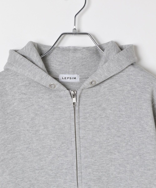 LEPSIM（レプシィム）の「【KIDS】パフエアZIPアップパーカー　587645（パーカー・キッズ・ネイビー/グレー・130/140/120）」の19枚目の写真
