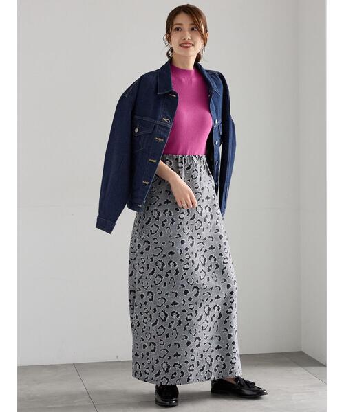 Te chichi（テチチ）の「【SOMETHING】デニムジャケット（ノーカラージャケット・レディース・ネイビー/ブルー・F）」の4枚目の写真