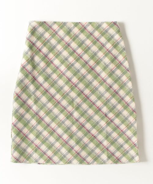 gossip！ロサンゼルス（ゴシップロサンゼルス）の「【Y2Kガーリー】レトロ配色チェックAラインスカート（ミディアム丈）（スカート・レディース・チェック・L/M/S）」の7枚目の写真