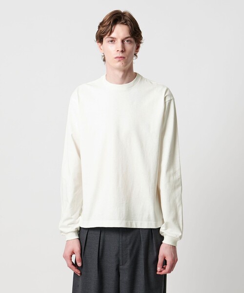 UNITED ARROWS & SONS（ユナイテッドアローズアンドサンズ）の「＜UNITED ARROWS & SONS ＞ PLAIN LONGSLEEVE TEE/ロングスリーブTシャツ（Tシャツ/カットソー・メンズ・ブラック/ホワイト・XL/S/L/M）」の6枚目の写真