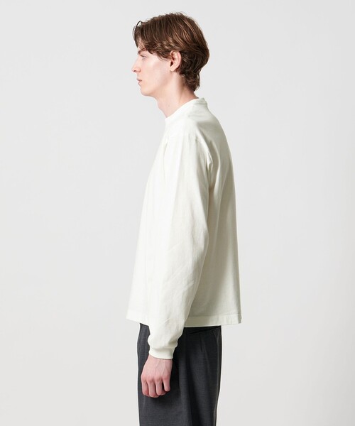 UNITED ARROWS & SONS（ユナイテッドアローズアンドサンズ）の「＜UNITED ARROWS & SONS ＞ PLAIN LONGSLEEVE TEE/ロングスリーブTシャツ（Tシャツ/カットソー・メンズ・ブラック/ホワイト・XL/S/L/M）」の7枚目の写真