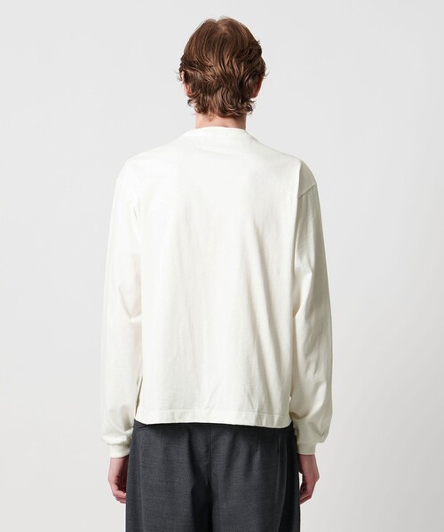 UNITED ARROWS & SONS（ユナイテッドアローズアンドサンズ）の「＜UNITED ARROWS & SONS ＞ PLAIN LONGSLEEVE TEE/ロングスリーブTシャツ（Tシャツ/カットソー・メンズ・ブラック/ホワイト・XL/S/L/M）」の8枚目の写真