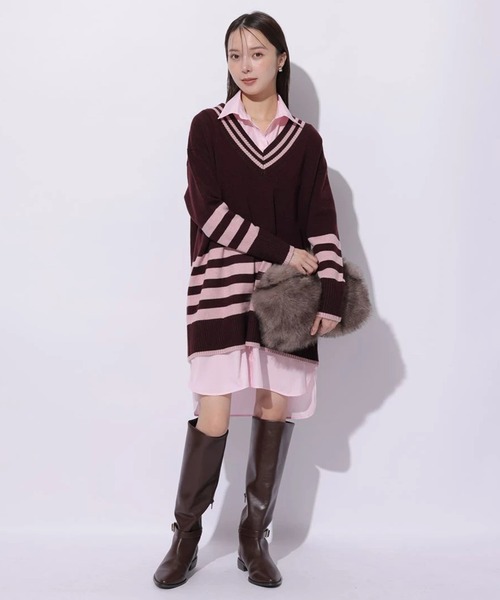 Mystrada（マイストラーダ）の「シャツドッキングチュニック