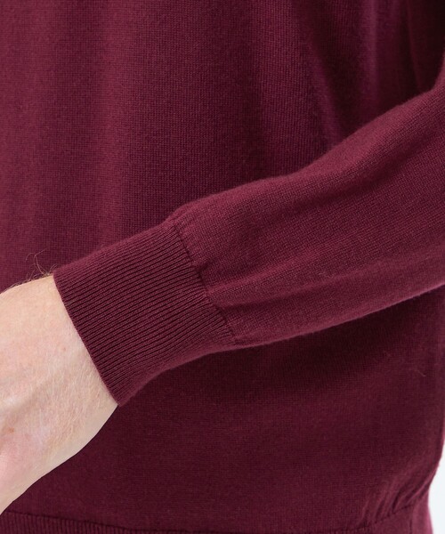 MACKINTOSH PHILOSOPHY（ﾏｯｷﾝﾄｯｼｭ ﾌｨﾛｿﾌｨｰ）の「ハイゲージ天竺 ニットポロ（ポロシャツ・メンズ・オフホワイト・40）」の9枚目の写真