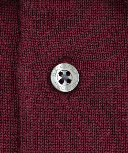 MACKINTOSH PHILOSOPHY（ﾏｯｷﾝﾄｯｼｭ ﾌｨﾛｿﾌｨｰ）の「ハイゲージ天竺 ニットポロ（ポロシャツ・メンズ・オフホワイト・40）」の10枚目の写真