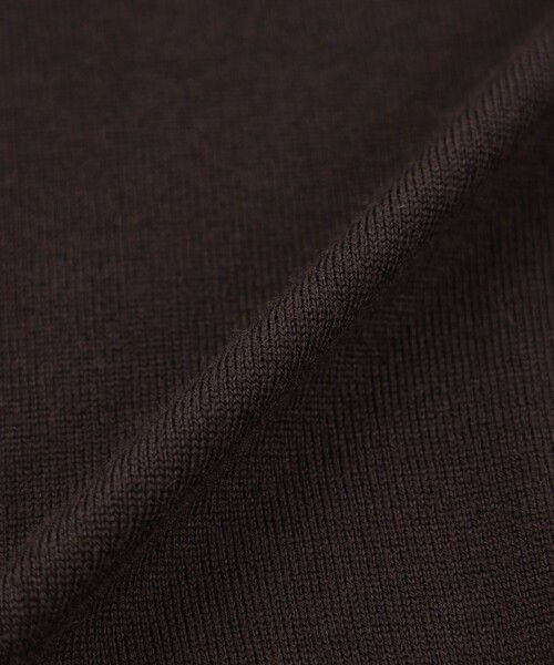 MACKINTOSH PHILOSOPHY（ﾏｯｷﾝﾄｯｼｭ ﾌｨﾛｿﾌｨｰ）の「ハイゲージ天竺 ニットポロ（ポロシャツ・メンズ・オフホワイト・40）」の14枚目の写真