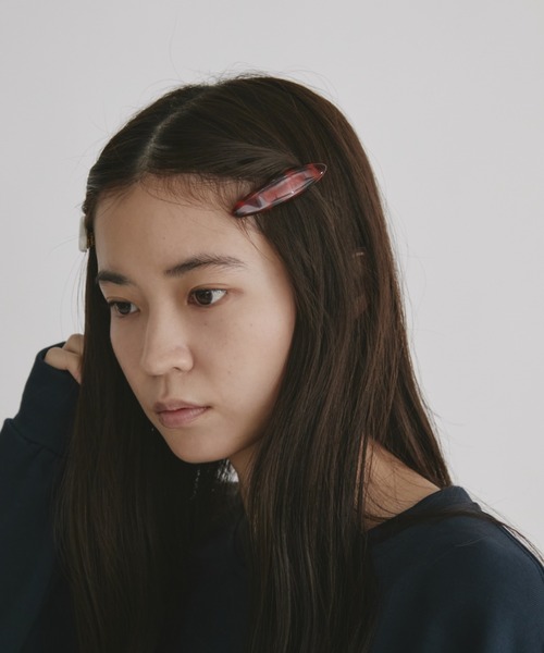 duei(デュイ)の「オーバルベーシックバレッタ(バレッタ/ヘアクリップ・レディース・ブラウン/ホワイト/ブラック・FREE)」の3枚目の写真