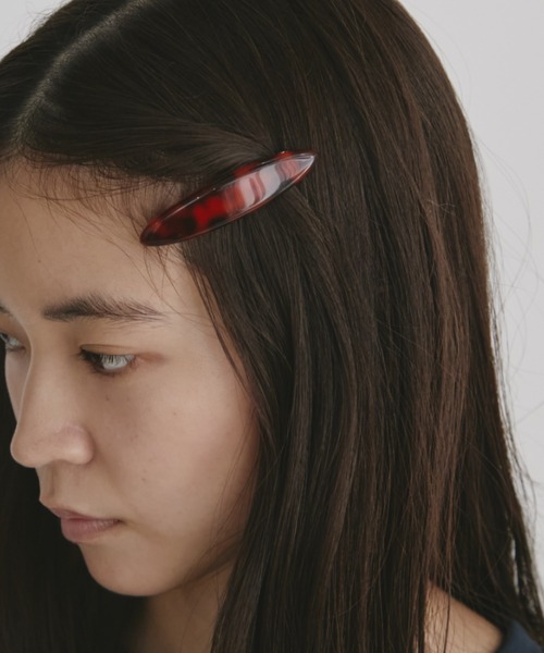 duei(デュイ)の「オーバルベーシックバレッタ(バレッタ/ヘアクリップ・レディース・ブラウン/ホワイト/ブラック・FREE)」の10枚目の写真