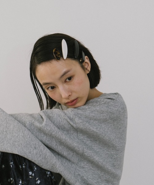 duei(デュイ)の「オーバルベーシックバレッタ(バレッタ/ヘアクリップ・レディース・ブラウン/ホワイト/ブラック・FREE)」の6枚目の写真