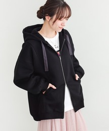 n'OrLABEL | 『裏起毛ダブルジップパーカー』(パーカー)