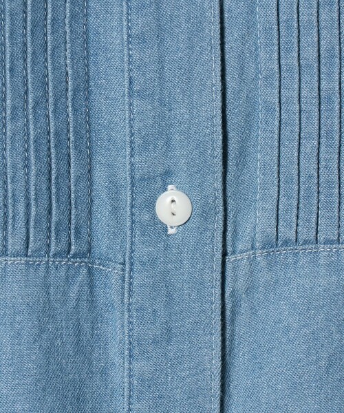 Pheeta. ユナイテッドアローズ　trinity デニムシャツ　ピンタック 別注】＜Pheeta＞Trinity デニムシャツ MENS/013―UAMens1D