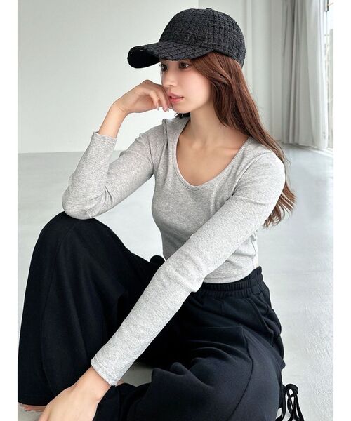 RESEXXY（リゼクシー）の「【NEWERA】ツイードキャップ（キャップ・レディース・ホワイト/ブラック・FREE）」の19枚目の写真