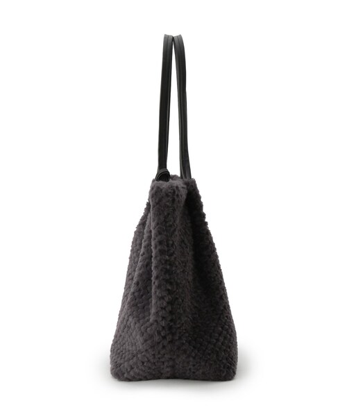 grove（グローブ）の「ポコポコエコファータッセルトート（トートバッグ・レディース・ベージュ/アイボリー/チャコールグレー・00）」の9枚目の写真